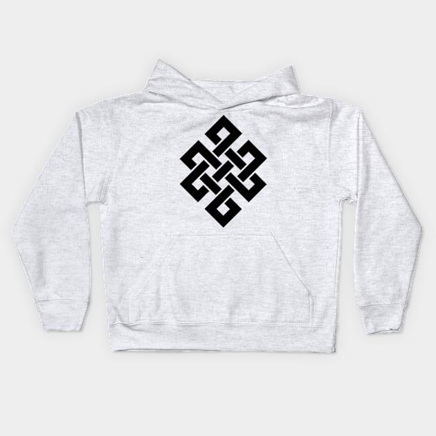 eternal knot Kids Hoodie by In_Design_We_Trust